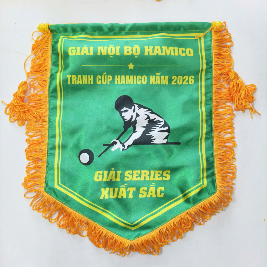 CỜ TRAO GIẢI ĐẤU BIDA