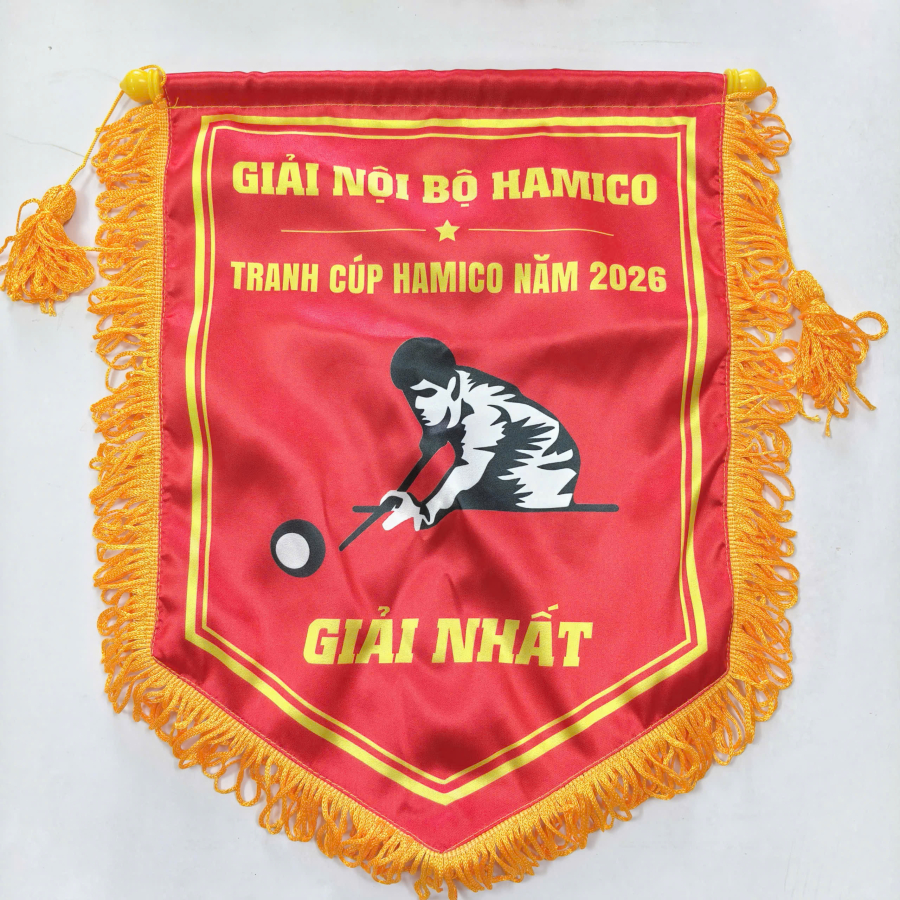 CỜ TRAO GIẢI ĐẤU BIDA