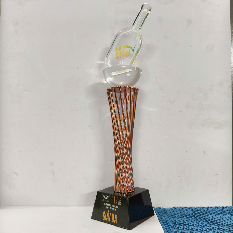 CUP KIM LOẠI - CUP PICKLE BALL ĐẸP