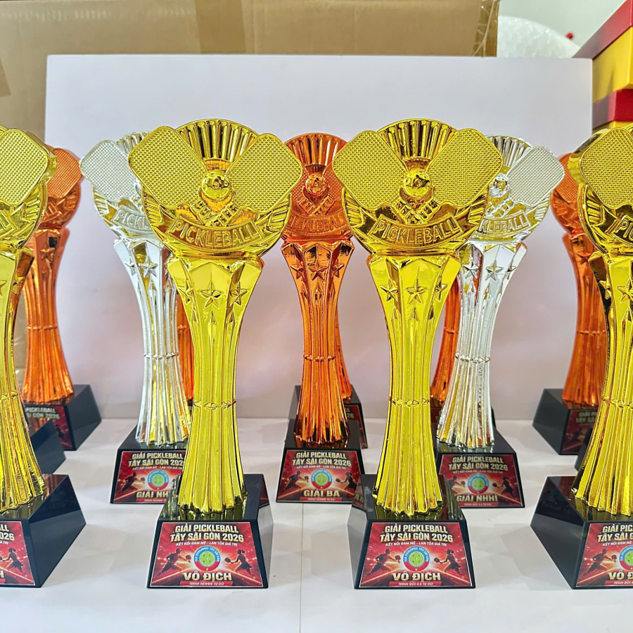 CUP KIM LOẠI - CÚP THỂ THAO PICKLEBALL