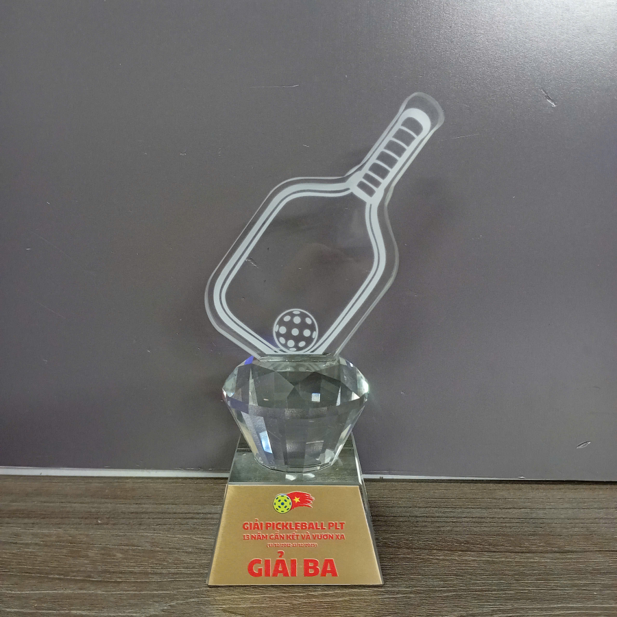 cúp pha lê nhập giải picklebale 2026