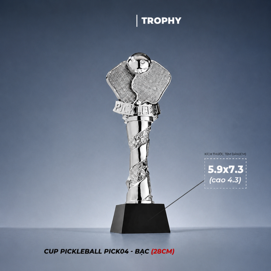 CUP THỂ THAO TRAO GIẢI ĐẤU PICKLEBALL
