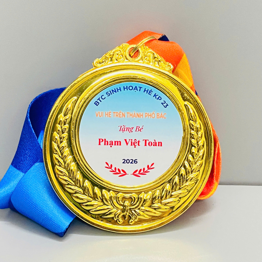 Huy chương khen thưởng học sinh 