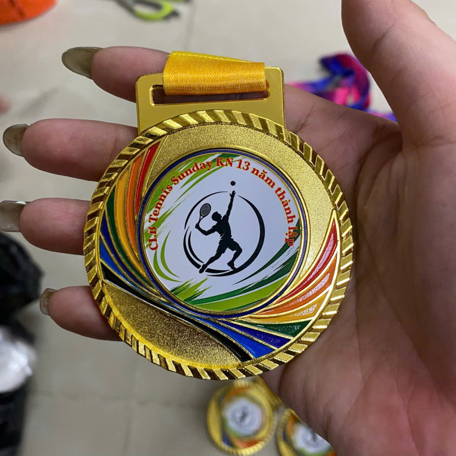 Huy chương kim loại tennis Huy chương kim loại tennis