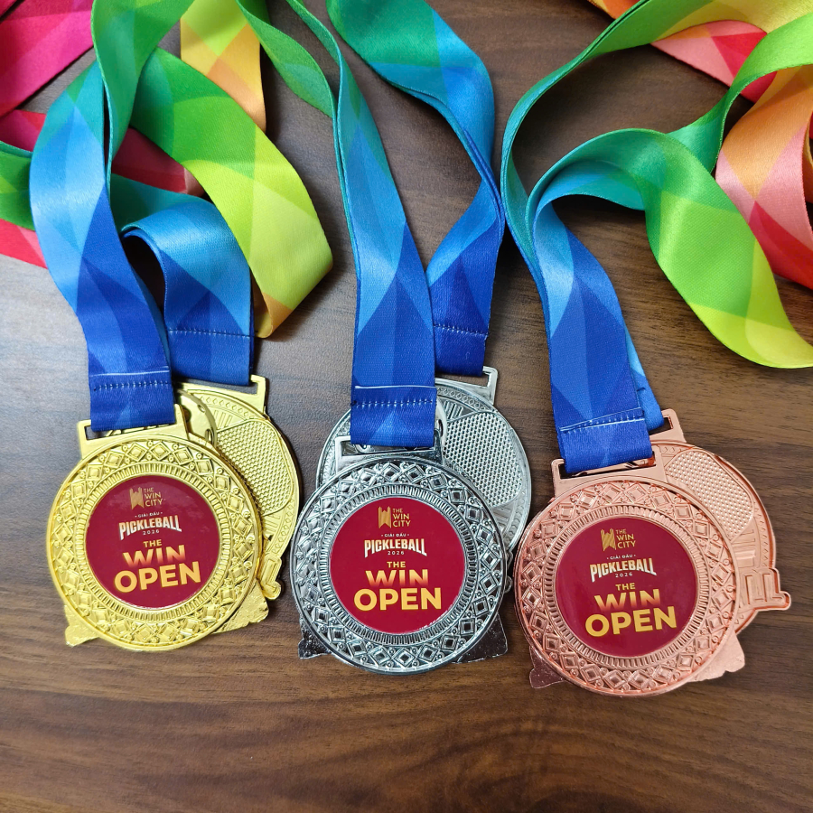 Huy chương pickleball in decal