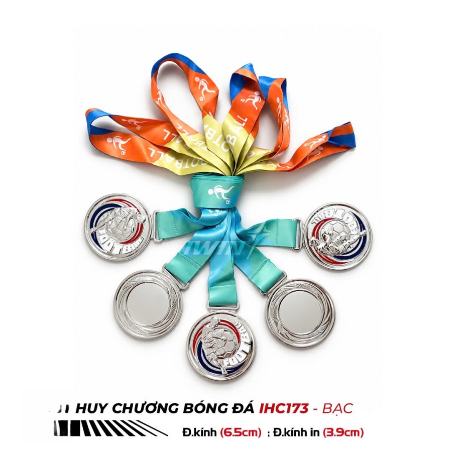 Huy chương thể thao bóng đá đẹp