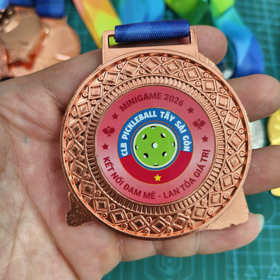 Huy chương thể thao pickleball 