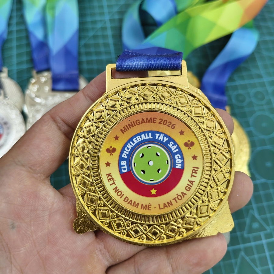 Huy chương thể thao pickleball 