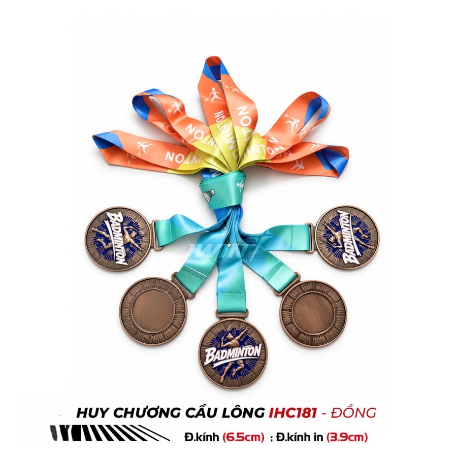 Huy chương trao giải cầu lông