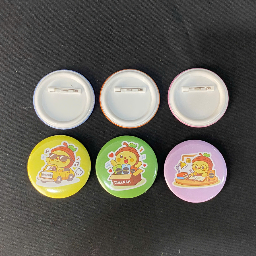 Huy hiệu cài áo dễ thương