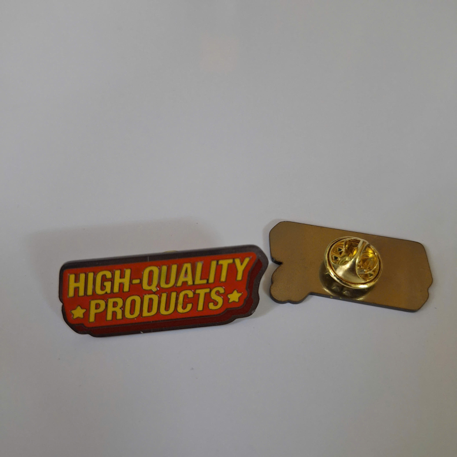  Huy Hiệu kim loại ăn mòn, ghim cài bướm - Logo cài áo 