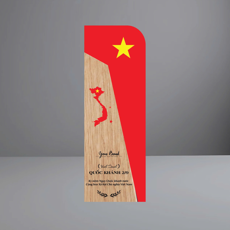 Kỷ niệm chương gỗ mừng ngày 2/9