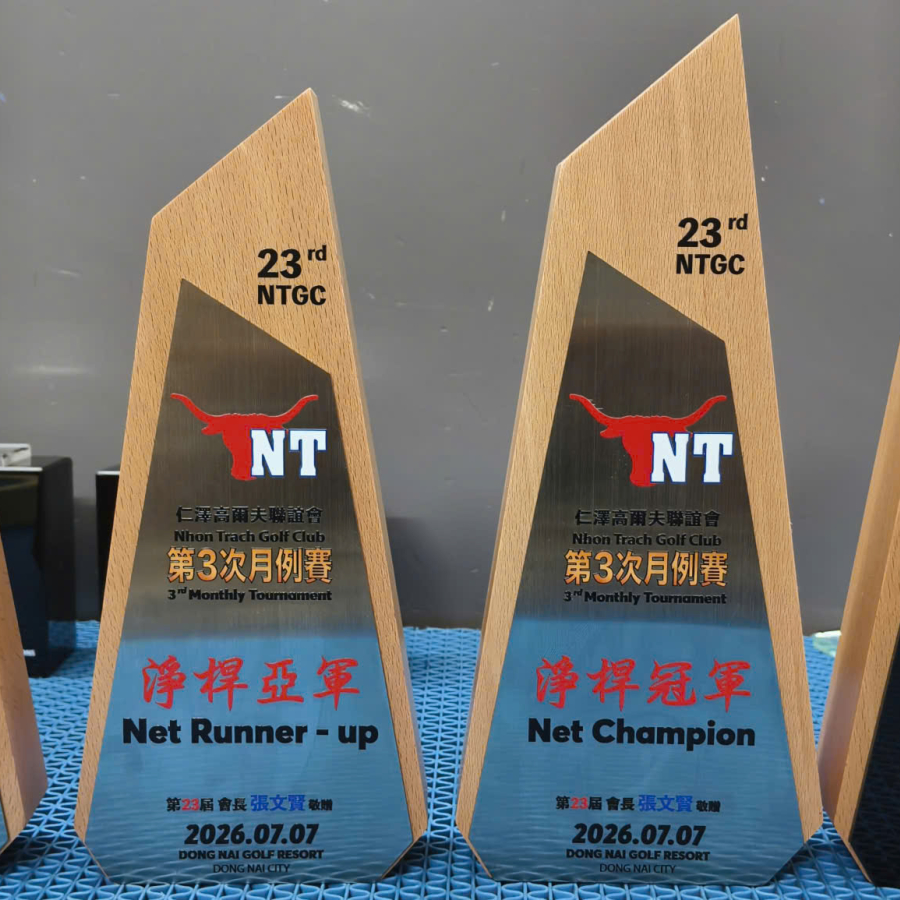 Kỷ niệm chương gỗ phối kim loại