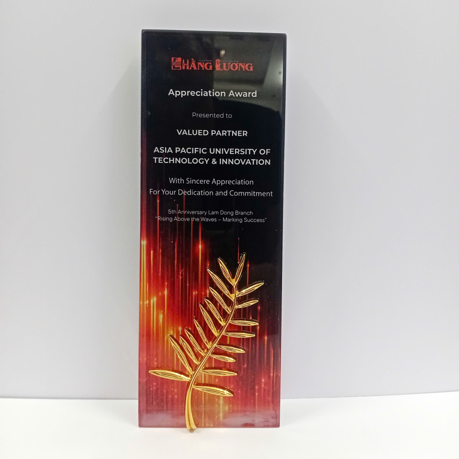 Kỷ niệm chương pha lê nguyên khối chữ nhật