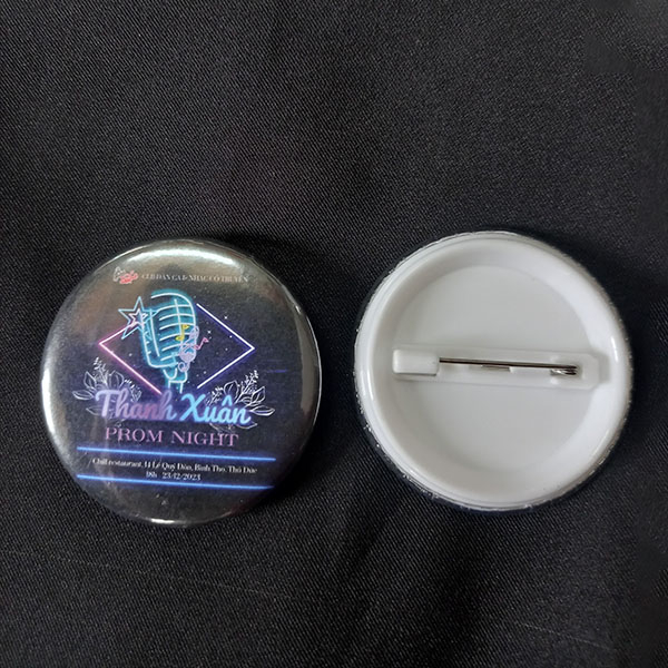 Pins cài áo - logo cài áo - huy hiệu nhựa in phủ keo âm nhạc