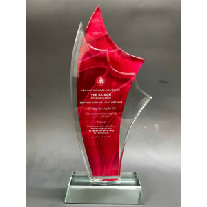 KỶ NIỆM CHƯƠNG THỦY TINH 2 LỚP IN THEO YÊU CẦU