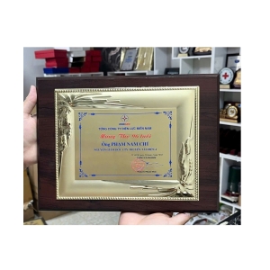 BẢNG VINH DANH KHUNG GỖ CAO CẤP - MỪNG THỌ