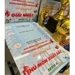 BẢNG VINH DANH TRAO GIẢI BÓNG ĐÁ