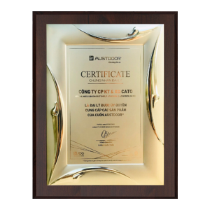 BẢNG VINH DANH CAO CẤP MẠ VÀNG 