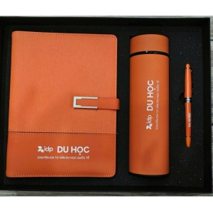 COMBO QUÀ TẶNG BÌNH NƯỚC, SỔ TAY, BÚT - DU HỌC 