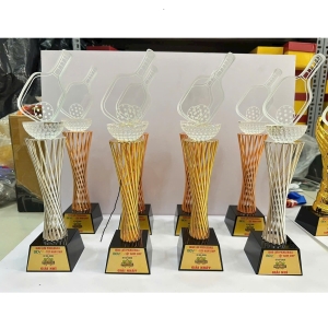 CUP KIM LOẠI - CÚP PICKLEBALL IN THEO YÊU CẦU