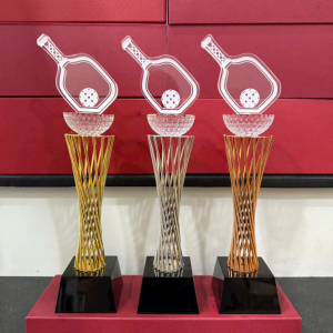 CUP KIM LOẠI - CÚP THỂ THAO PICKLEBALL ĐẸP