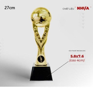 CUP KIM LOẠI - CÚP TRÁI BANH ĐẸP