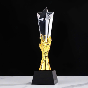 Cúp pha lê nguyên khối sang trong cao cấp 2026