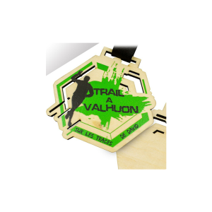 Huy chương gỗ cắt theo yêu cầu - Huy chương giải chạy