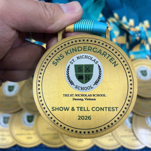 Huy chương học sinh đẹp in theo yêu cầu