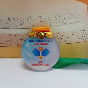 Huy chương pha lê pickleball