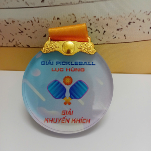 Huy chương pha lê pickleball