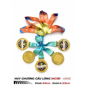Huy chương trao giải cầu lông