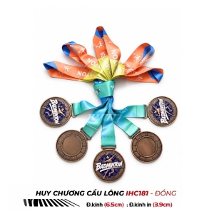Huy chương trao giải cầu lông