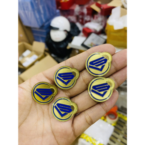  Huy Hiệu cài áo kim loại ăn mòn - Logo cài áo Diamond