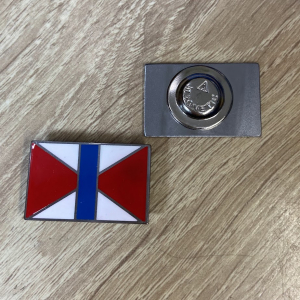  Huy Hiệu kim loại ăn mòn - Logo cài áo cờ Mỹ