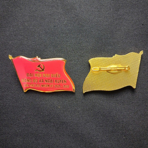  Huy Hiệu kim loại ăn mòn - Logo cài áo Đảng