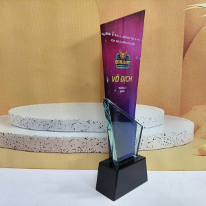Kỷ niệm chương pha lê 2 lớp 