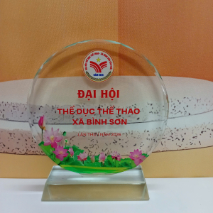 Kỷ niệm chương pha lê đại hội thể thao                 