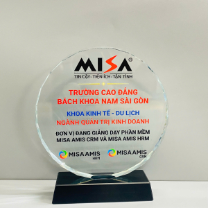 Kỷ niệm chương pha lê đẹp