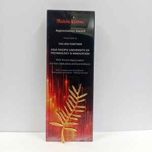 Kỷ niệm chương pha lê nguyên khối chữ nhật