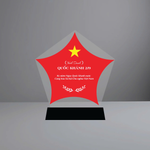 Kỷ niệm chương pha lê Quốc khánh 2/9
