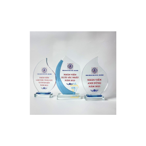 SẢN XUẤT KỶ NIỆM CHƯƠNG THỦY TINH VINH DANH NHÂN VIÊN 