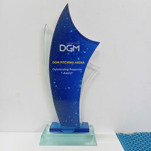 Kỷ niệm chương thủy tinh 2 lớp vinh danh