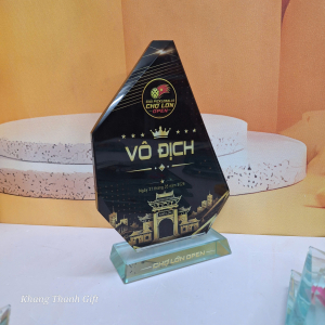Kỷ niệm chương thủy tinh pickleball