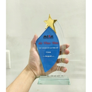 Kỷ niệm chương thủy tinh vinh danh