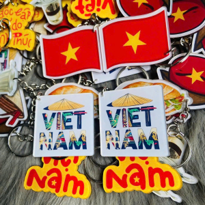 Móc khóa - móc khóa nhựa in phủ keo Việt Nam