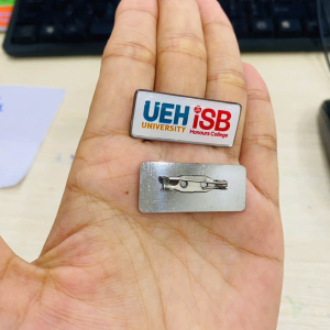 pins cài áo chữ nhật - logo cài áo - huy hiệu cài áo 16