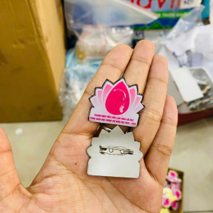 pins cài áo - logo cài áo - huy hiệu cài áo bông sen