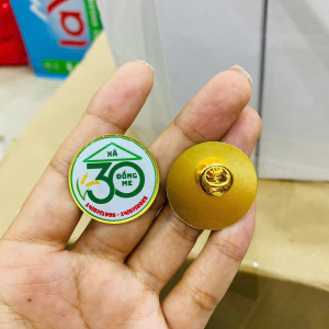 pins cài áo  - logo cài áo - huy hiệu kim loại in phủ keo 12